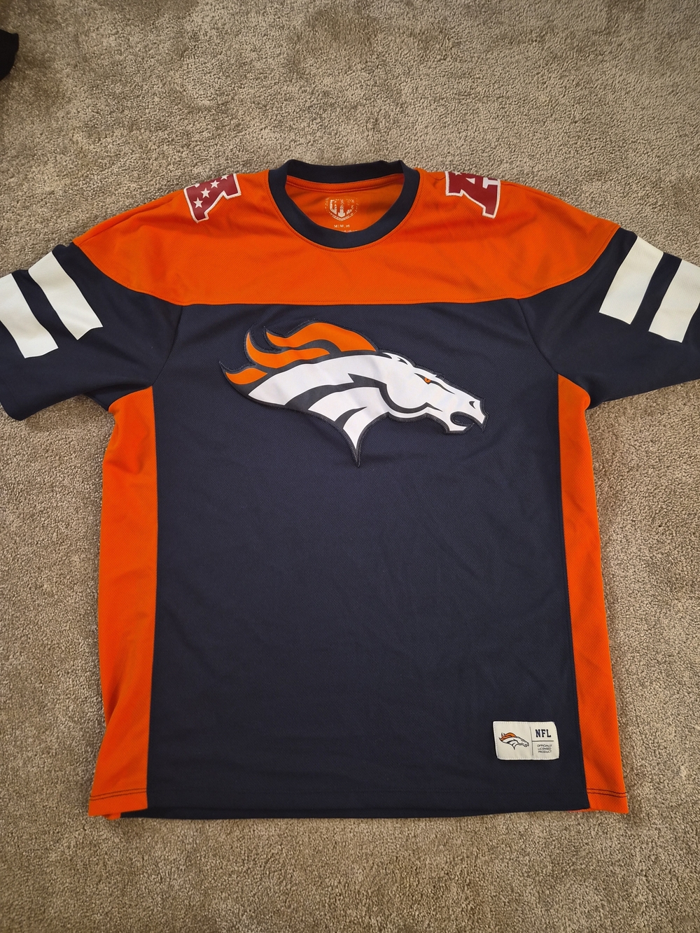 NFL Denver Broncos Patched Shirt
